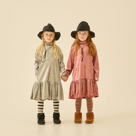 Clash Velour Dress