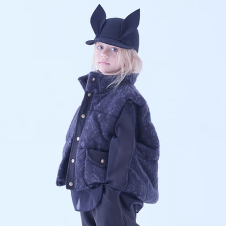 Snow Jacquard Puffer Vest