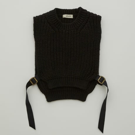 Sample / Bulky knit vest size110