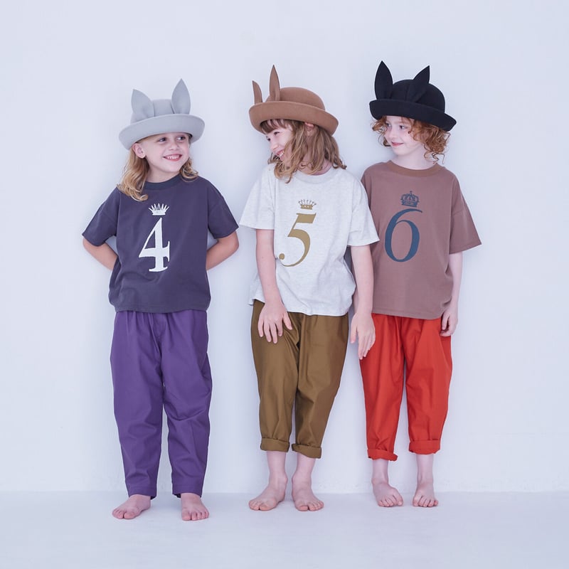 Number Tee for Birthday top ivory | eLfinFolk