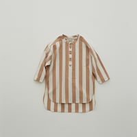 Sample / Cotton linen Wide stripe shirts size110
