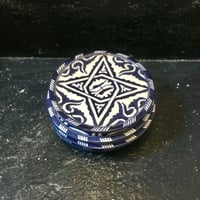 Fes Blue Plate  Made in FES Morocco