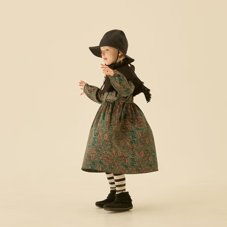 Magic Spell print Vintage Satin Dress