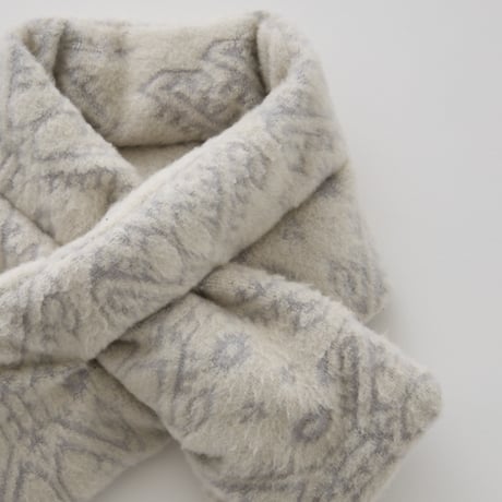 Sample / Snow Jaquard muffler sizeS,sizeM