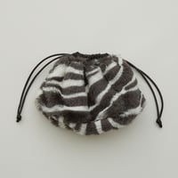 Zebra fur Draw string bag