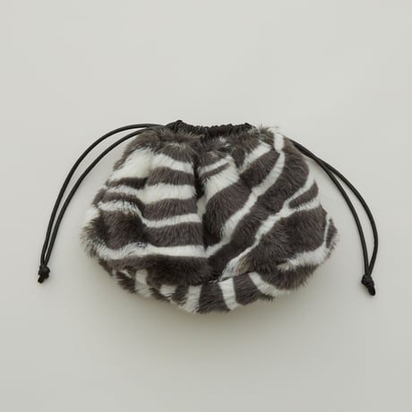 Zebra fur Draw string bag