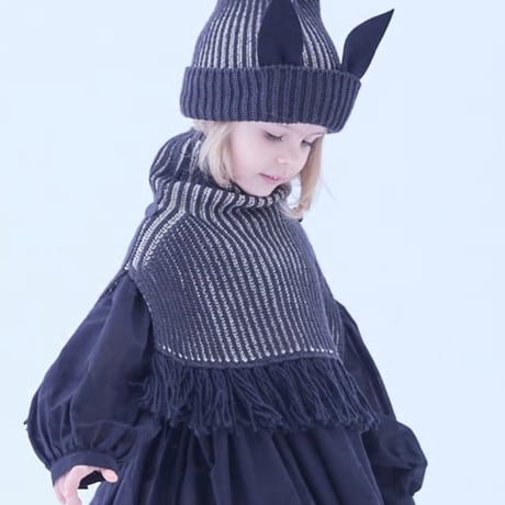 Rib knit Knight cape Ⅱ