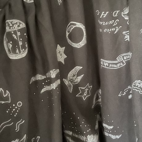 Aurora tarina printed suspenders bloomers black size90