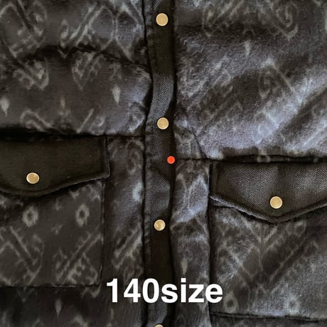 Sample&outlet / Snow Jacquard Puffer Vest size110,140