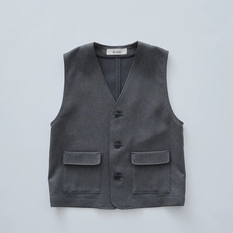 Sample / Herringbone Long Vest size110