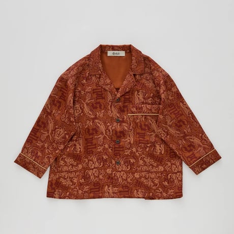 Sample / Magic Spell print Vintage Satin Shirts size110