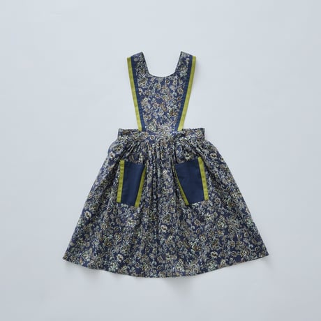 Multi flora Pinafore Dress