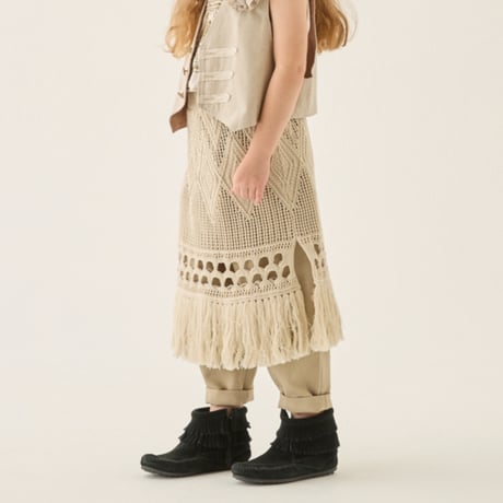 Kids Lacework Knit Skirt