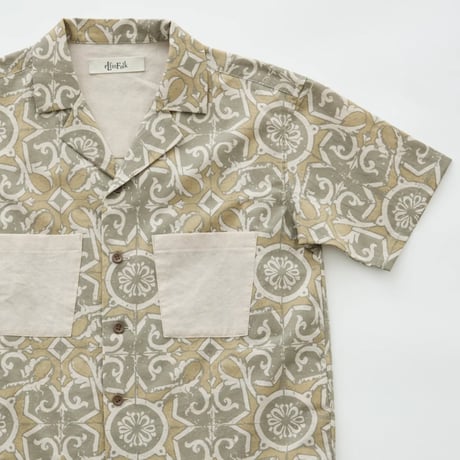 AZULEJOS Open collar Shirts
