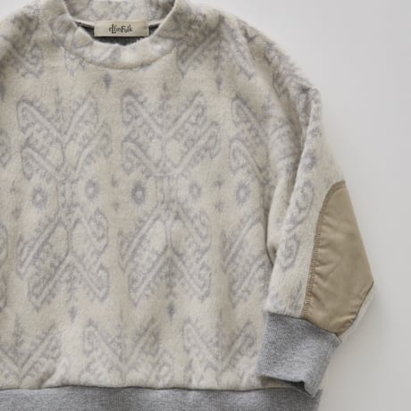 sample / Snow Jacquard Pullover size110