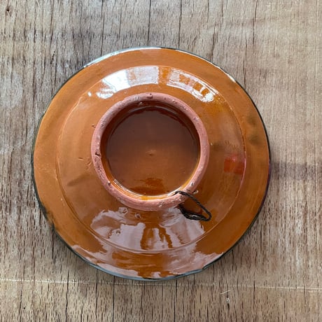 Carved Ceramic Plate Made in FES Morocco