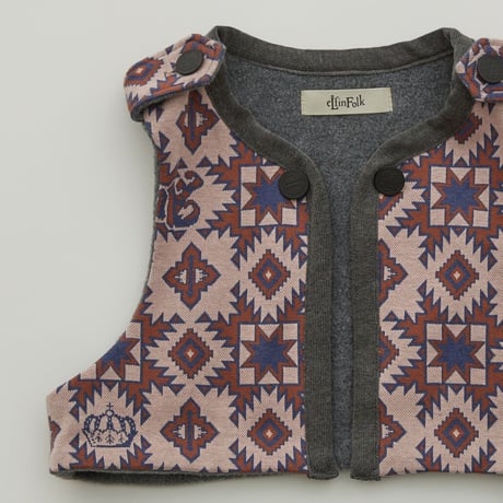 Eight Star Jaquard Vest size 90.110cm