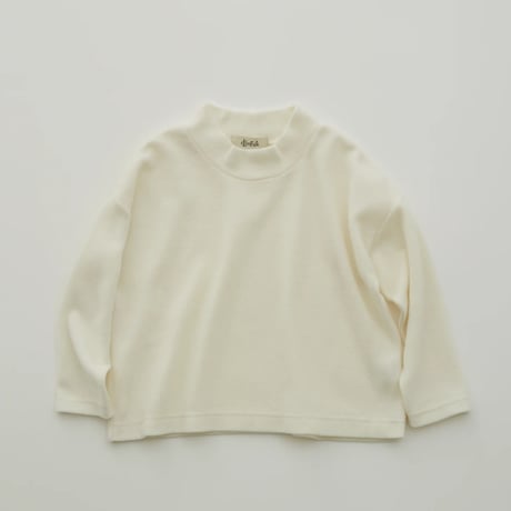 Fluffy mock neck pullover