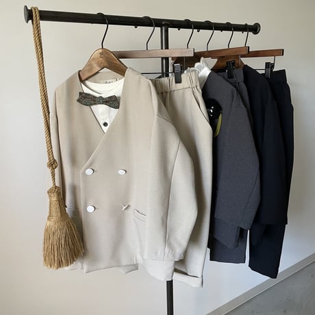 Ceremony collarless DB Jacket 26SS