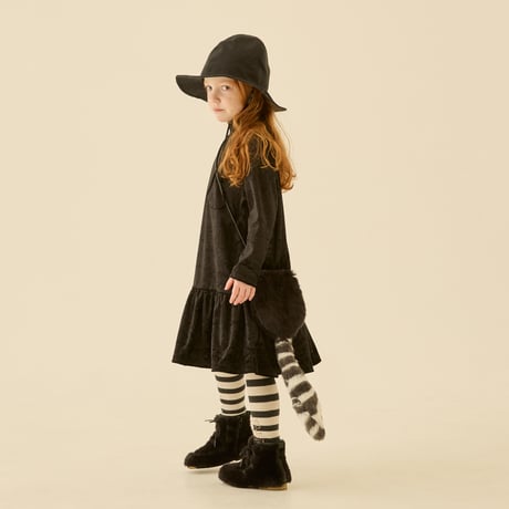 Clash Velour Dress