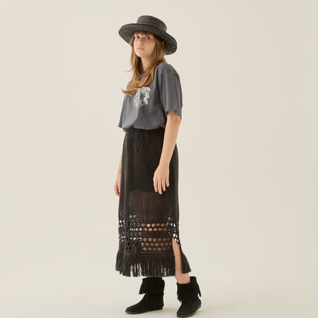 Sample / Womens Lacework Knit Skirt sizeM