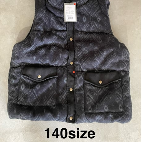 Sample&outlet / Snow Jacquard Puffer Vest size110,140