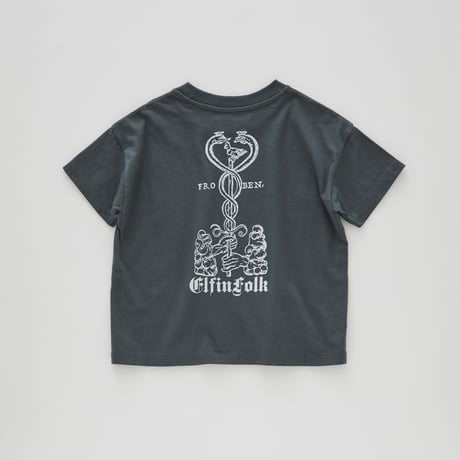 Sample / Magic wand Back print Tee size110, unisex F