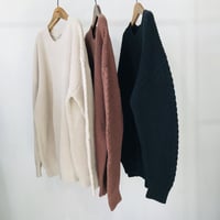 women's Rib stitch sweater