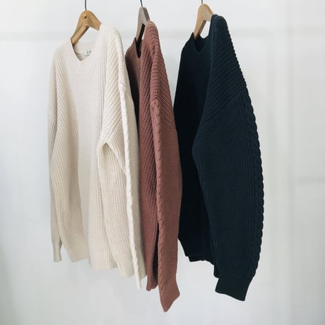 women's Rib stitch sweater