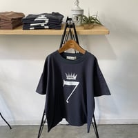 Number Tee for Birthday charcoal