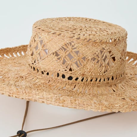 SAMPLE / Woven Raffia HAT Kids& Womens