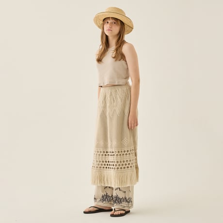 Womens Lacework Knit Skirt