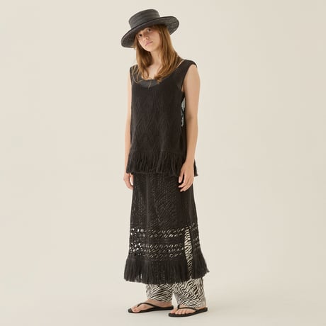 Womens Lacework Knit Skirt
