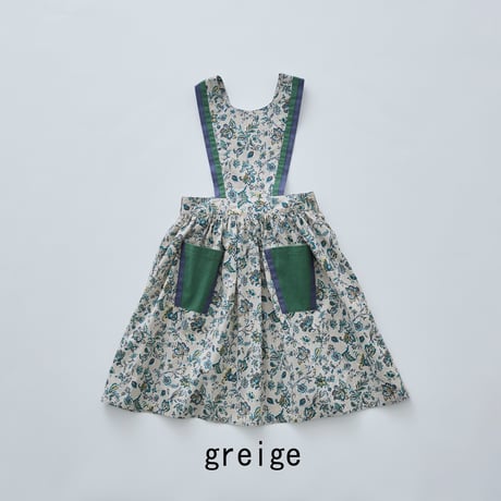 Sample / Multi flora Pinafore Dress size110