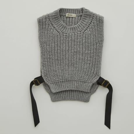 Sample / Bulky knit vest size110