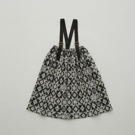 Sample / Eight Star Jaquard Suspenders Skirt size110