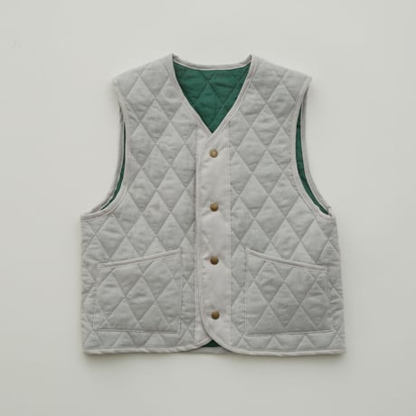 Sample / Cotton lawn Quilt Vest size110
