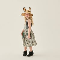 Multi flora Pinafore Dress