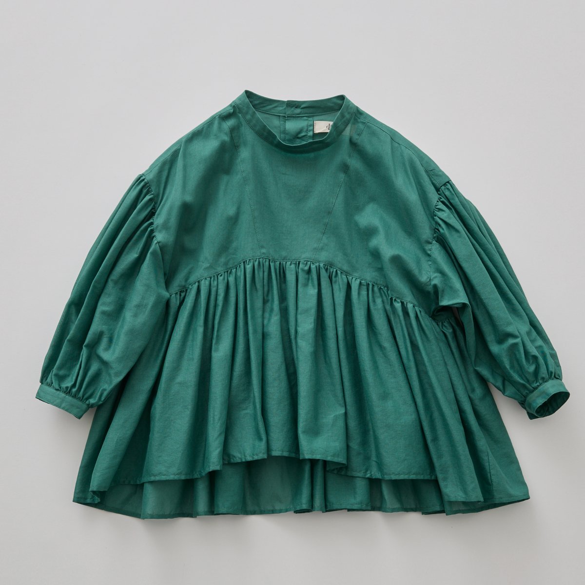 cotton volume gather blouse ホワイト cotton volume gather blouse ホワイト Cotton Gather Blouse