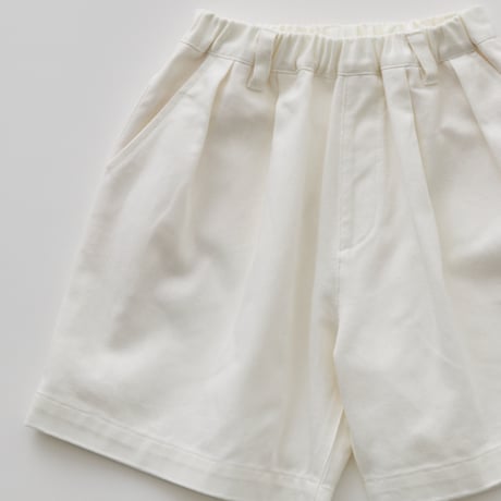 Cotton Heavy Twill Wide Shorts