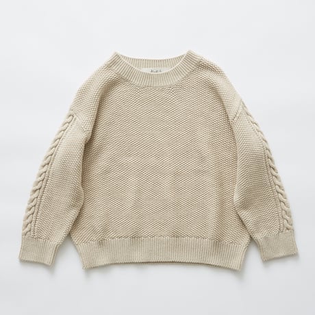 moss stitch sweater Kids