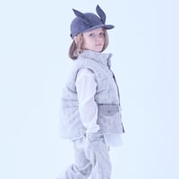 Sample&outlet / Snow Jacquard Puffer Vest size110,140