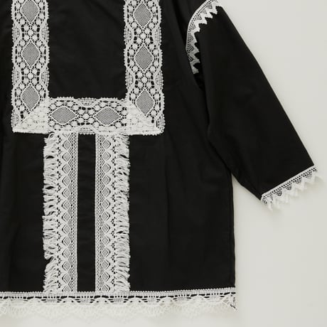 Sample / Cotton typewriter Lace Shirt size110