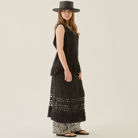 Sample / Womens Lacework Knit Skirt sizeM