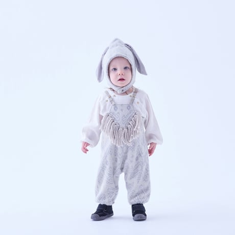 Snow Jacquard Bunny Bonnet