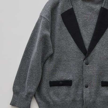 Lapel Knit Cardigan