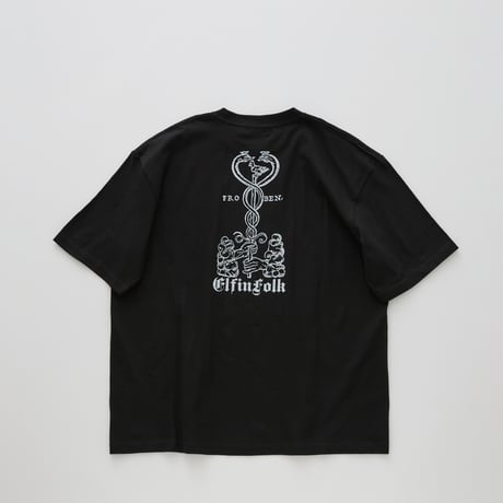 Sample / Magic wand Back print Tee size110, unisex F