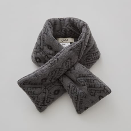 Sample / Snow Jaquard muffler sizeS,sizeM