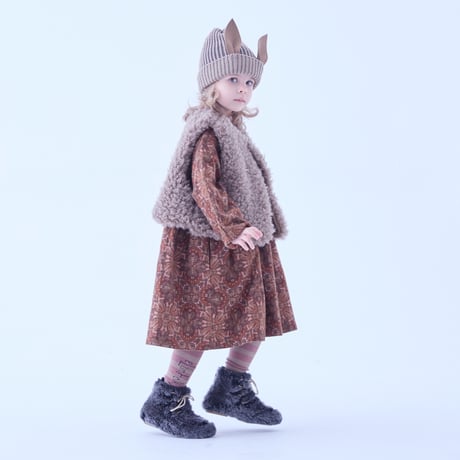 Sample / Snow Crystal Printed Dress size110