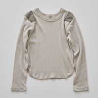 Sample / Cotton Rib L/S Tee  size110、Womens sizeM